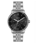 Timex Brian Quartz Black Dial Multi-Function Stainless Steel Men's Watch, TWEG25406