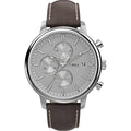 Timex Chicago Chronograph 45mm Leather Strap Men's Watch, TW2U38800UJ
