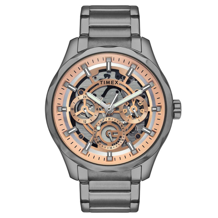 Timex Copper Round Dial Analog Men's Watch, TW0TG7631