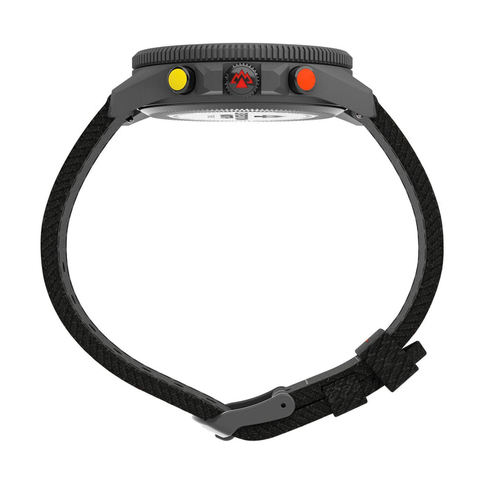 Timex Expedition Tide-Temp-Compass 43mm Eco-Friendly Fabric Strap Men's Watch, TW2V03900X6