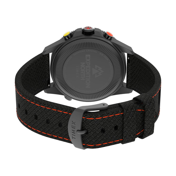Timex Expedition Tide-Temp-Compass 43mm Eco-Friendly Fabric Strap Men's Watch, TW2V03900X6