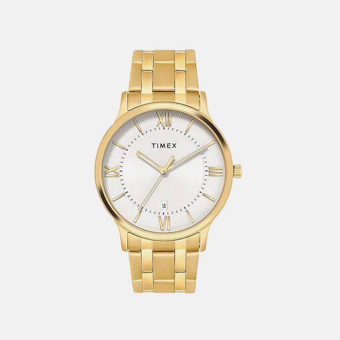 Timex Fashion Quartz Silver Dial Analog Stainless Steel Men's Watch, TWTG10517
