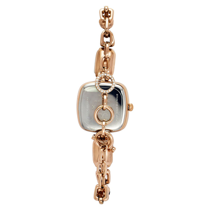 Timex Fria Black Square Dial Analog Women's Watch, TWEL21202