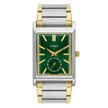 Timex Green Rectangle Dial Analog Men's Watch, TW000L524
