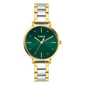 Timex Green Round Dial Analog Women's Watch, TWEL15830