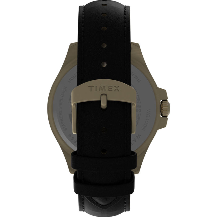 Timex Harborside Coast 43mm Leather Strap Men's Watch, TW2V42200UJ