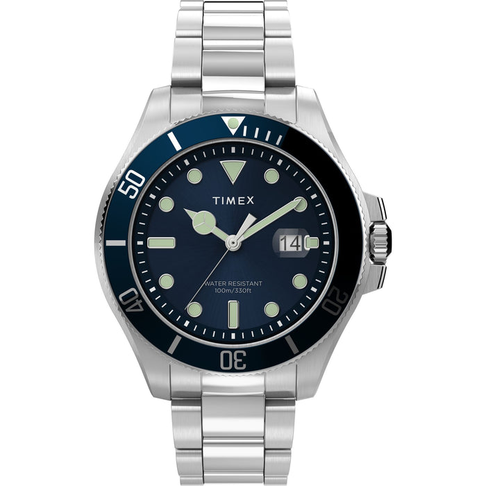Timex Harborside Coast 43mm Stainless Steel Bracelet Men's Watch, TW2U41900UJ