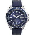 Timex Harborside Coast 44mm Synthetic Rubber Strap Men's Watch, TW2Y05000UJ