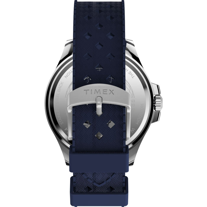 Timex Harborside Coast 44mm Synthetic Rubber Strap Men's Watch, TW2Y05000UJ