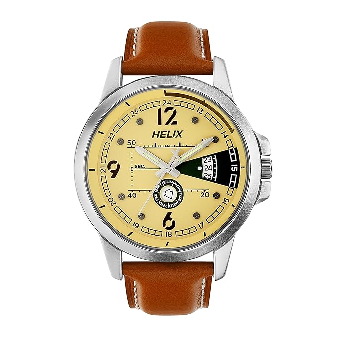 Timex Helix Analog Green Dial Men's Watch, TW023HG17