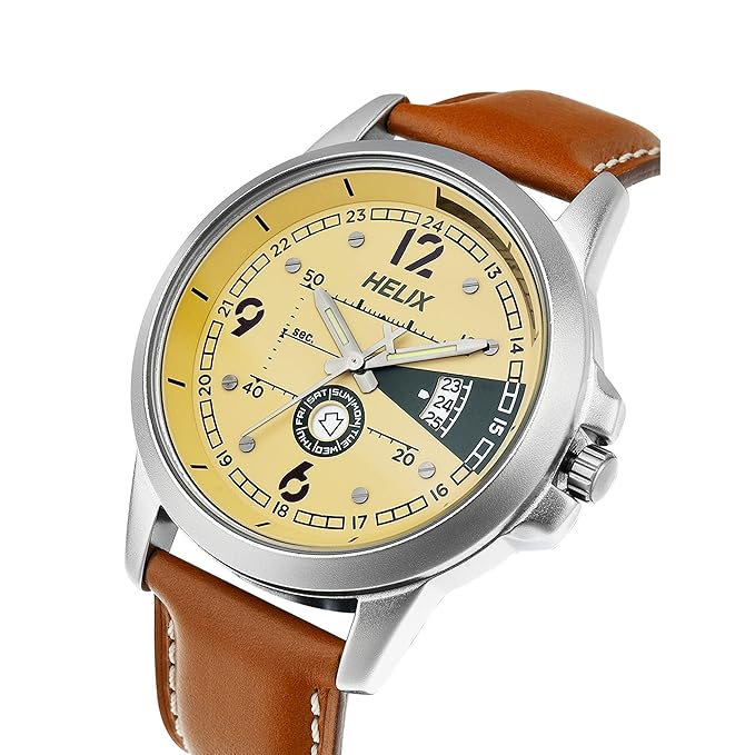 Timex Helix Analog Green Dial Men's Watch, TW023HG17