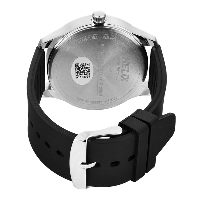 Timex Helix By Orange Round Analog Silicone Watch Men's Watch, TW043HG20