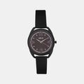 Timex Helix Quartz Black Dial Analog Leather Women's Watch, TW043HL09