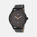 Timex Helix Quartz Grey Dial Analog Leather Men's Watch, TW003HG14
