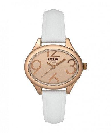Timex Helix White Dial Analogue Women's Watch, TW029HL10