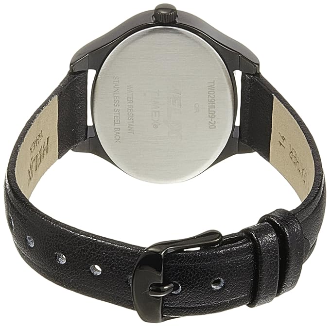 Timex leather strap analog Women's Watch, TW029HL09