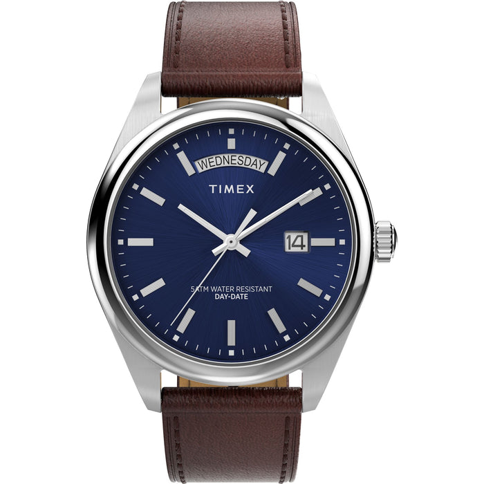 Timex Legacy 41mm Leather Strap Men's Watch , TW2W57200UJ