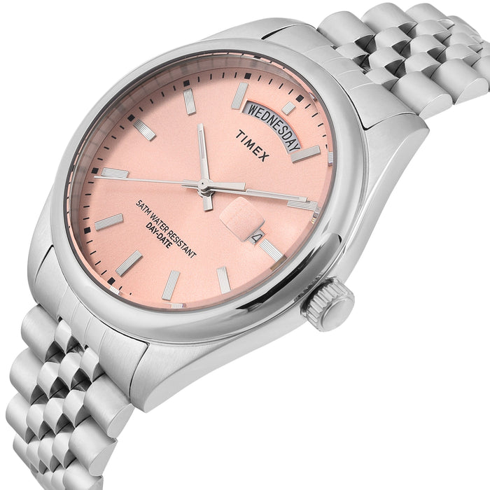 Timex Legacy 41mm Stainless Steel Bracelet Men's Watch, TWEG27101