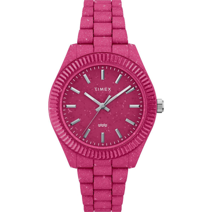 Timex Legacy Ocean 37mm Recycled Plastic Bracelet Women's Watch, TW2V77200X6