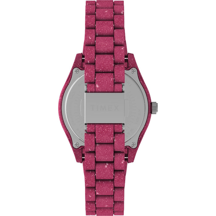 Timex Legacy Ocean 37mm Recycled Plastic Bracelet Women's Watch, TW2V77200X6