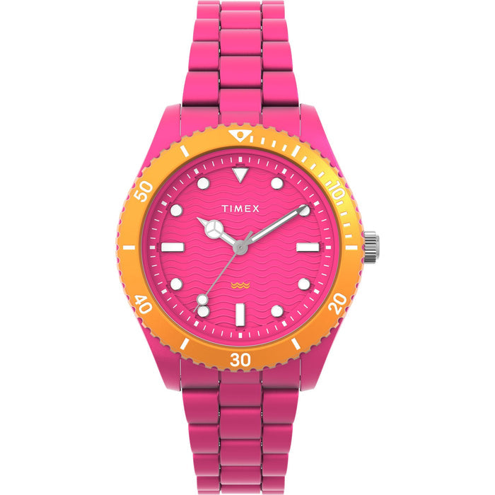 Timex Legacy #tide 37mm Recycled Plastic Bracelet Women's Watch, TW2Y04600UJ