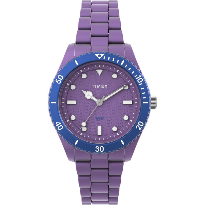 Timex Legacy #tide 37mm Recycled Plastic Bracelet Women's Watch, TW2Y04800UJ