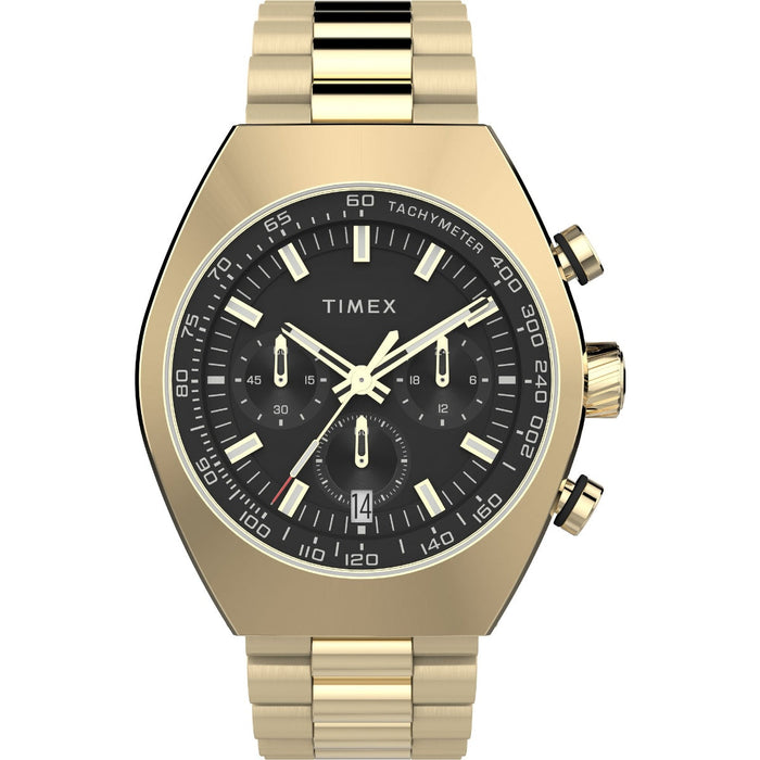 Timex Legacy Tonneau Chronograph 42mm Stainless Steel Bracelet Men's Watch, TW2W22100UJ