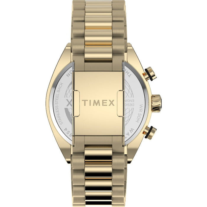 Timex Legacy Tonneau Chronograph 42mm Stainless Steel Bracelet Men's Watch, TW2W22100UJ