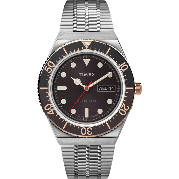 Timex M79 Automatic 40mm Stainless Steel Bracelet Men's Watch, TW2U96900U9
