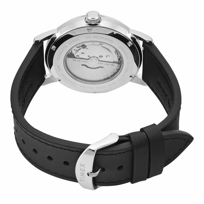 Timex Marlin Automatic 42mm Leather Strap Men's Watch, TWEG26700