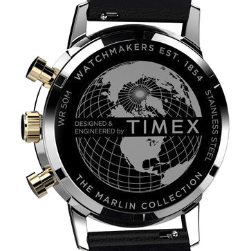 Timex Marlin Black Round Dial Analog Men's Watch, TW2W51500UJ