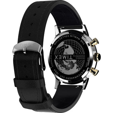 Timex Marlin Black Round Dial Analog Men's Watch, TW2W51500UJ