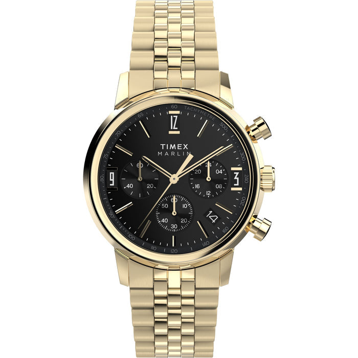 TIMEX Marlin Black Round Dial Analog Men's Watch, TW2W59900UJ
