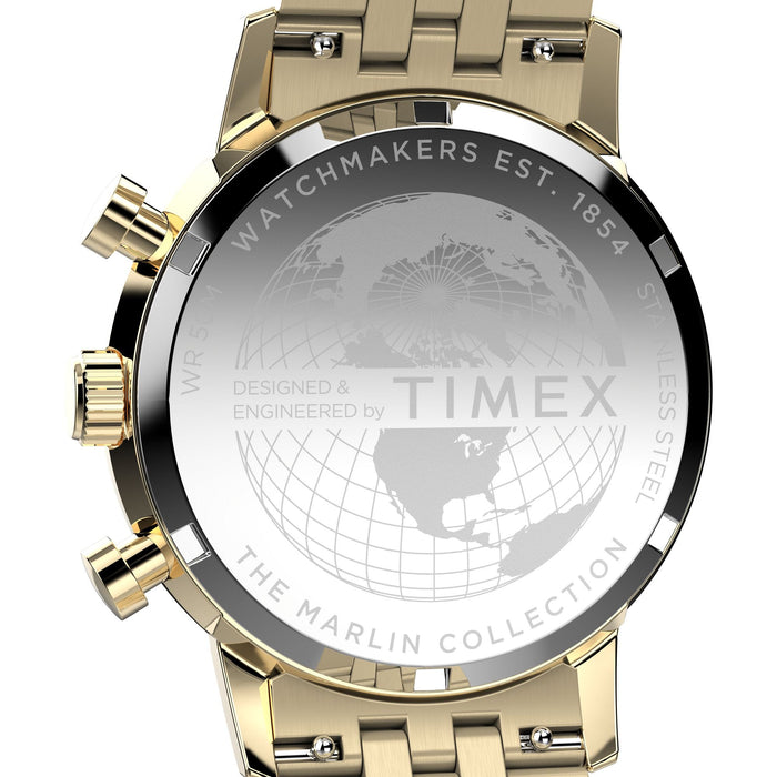 TIMEX Marlin Black Round Dial Analog Men's Watch, TW2W59900UJ