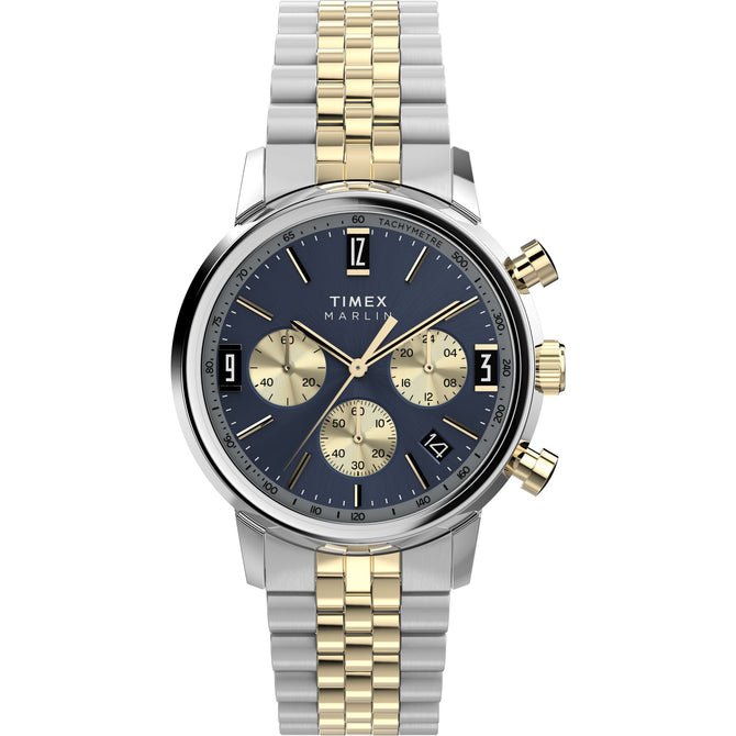 Timex Marlin Blue Round Dial Analog Men's Watch, TW2W60200UJ