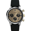 Timex Marlin Chronograph Tachymeter 40mm Leather Strap Men's Watch, TW2W60300UJ