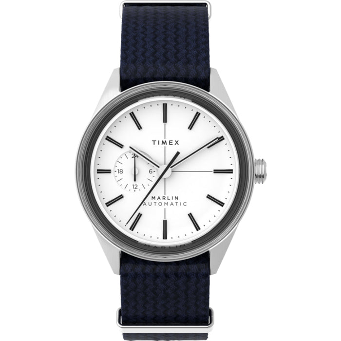 Timex Marlin Jet Automatic 38mm Fabric Strap Men's Watch, TW2V72300U9