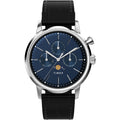 Timex Marlin Moon Phase 40mm Leather Strap Men's Watch, TW2W51200UJ