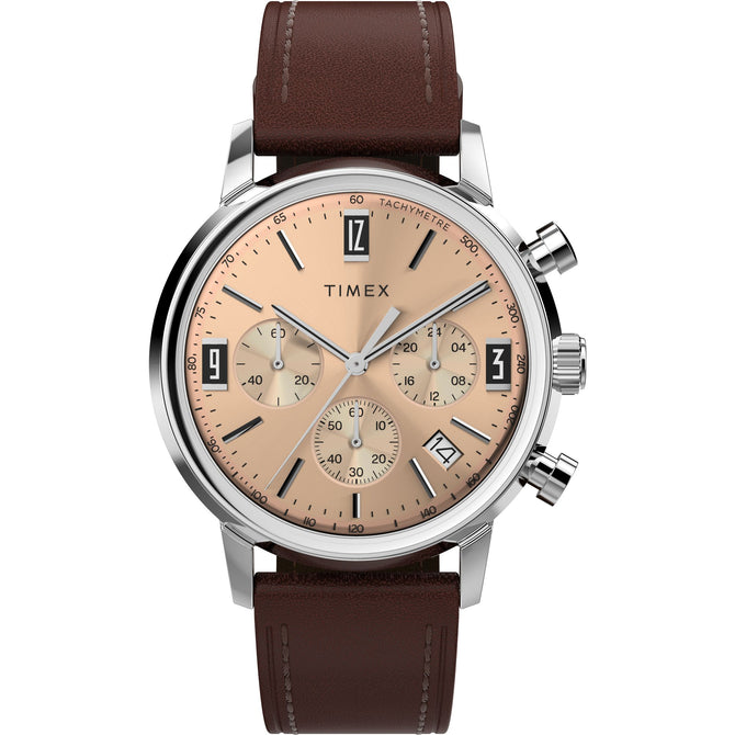 Timex Marlin Rose Gold Round Dial Analog Men's Watch, TW2W51400UJ