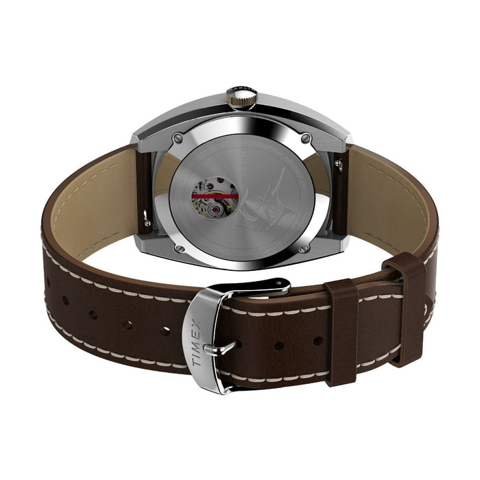 Timex Marlin Sub-Dial Automatic 39mm Leather Strap Men's Watch, TW2V62000U9