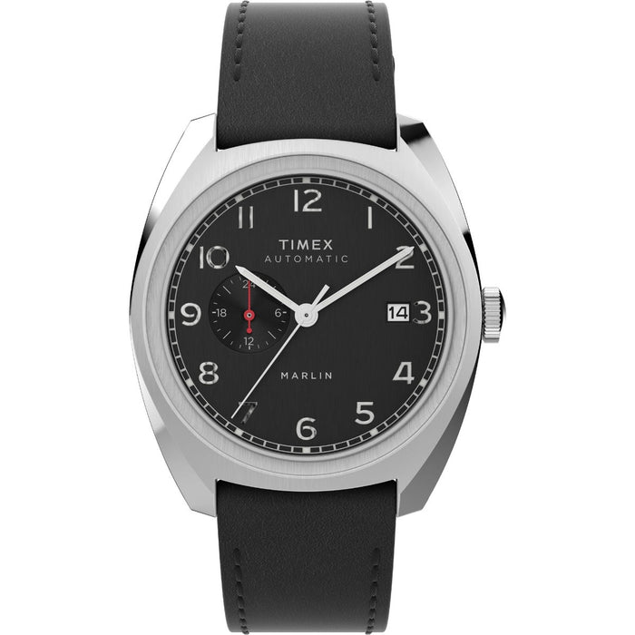 Timex Marlin Sub-Dial Automatic 39mm Leather Strap Men's Watch, TW2V62100U9