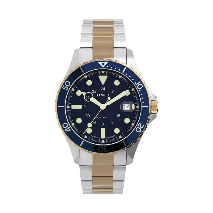 Timex Navi Automatic 41mm Stainless Steel Bracelet Men's Watch, TW2U83500UJ
