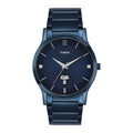 Timex Navy Blue Dial Analog Stainless Steel Men's Watch, TW000R460