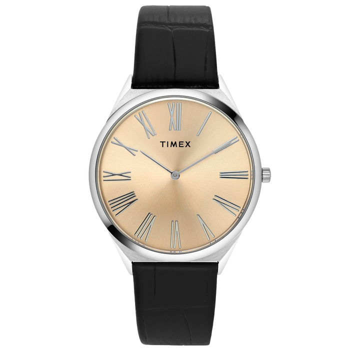 Timex Orange Round Dial Analog Men's Watch, TWEG27900
