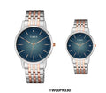 Timex Pairs Blue Round Dial Analog Watch, TW00PR330