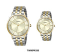 Timex Pairs Champ Round Dial Analog Couples Watch, TW00PR333