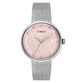 Timex Pink Round Dial Analog Women's Watch, TWEL19300