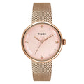 Timex Pink Round Dial Analog Women's Watch, TWEL19304