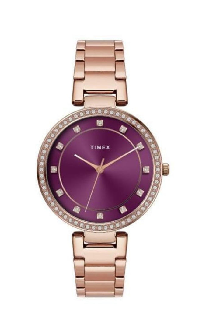 Timex Purple Dial Women's Watch, TWEL18726