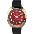 Timex Q-Timex 1972 Reissue 43x39mm Leather Strap Men's Watch, TW2V25400U9